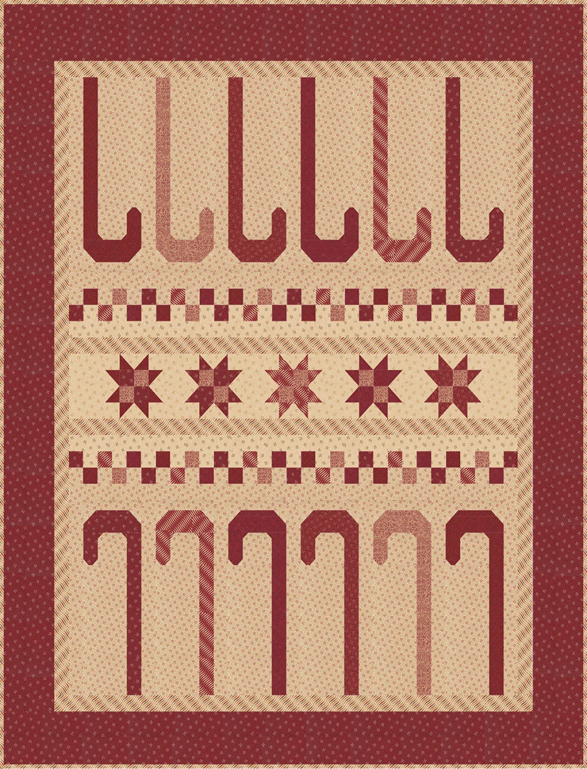 Jolly Jelly Christmas Quilt Pattern by Kansas Troubles Quilters