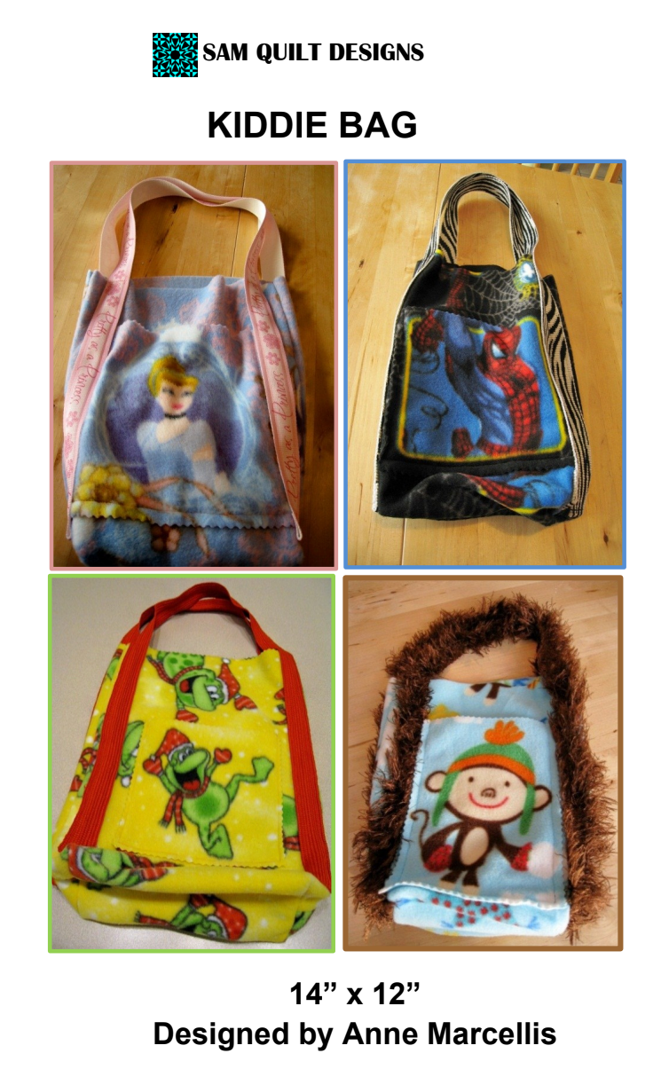 Kiddie Bag Downloadable Pattern by Sam Quilt Designs