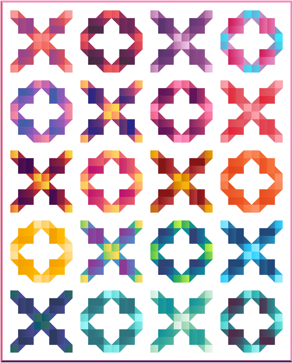 Knots And Crosses 2.0 Downloadable Pattern by Needle In A Hayes Stack