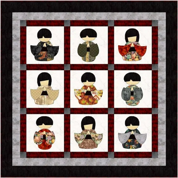Kokeshi Downloadable Pattern