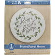 Leisure Arts Kit Embroidery 6" Home Sweet Home by Leisure Arts