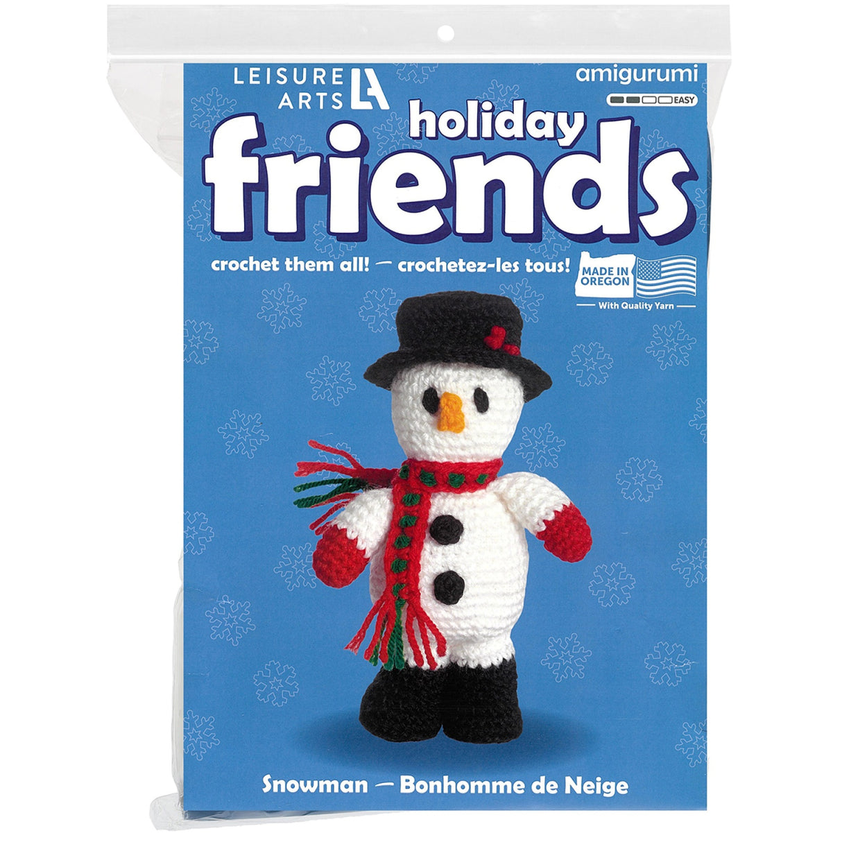 Leisure Arts Crochet Friend Kit Snowman by Leisure Arts