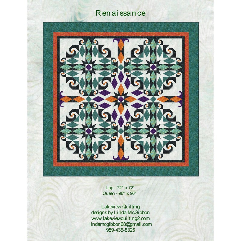 Renaissance Quilt Pattern by Lakeview Quilting