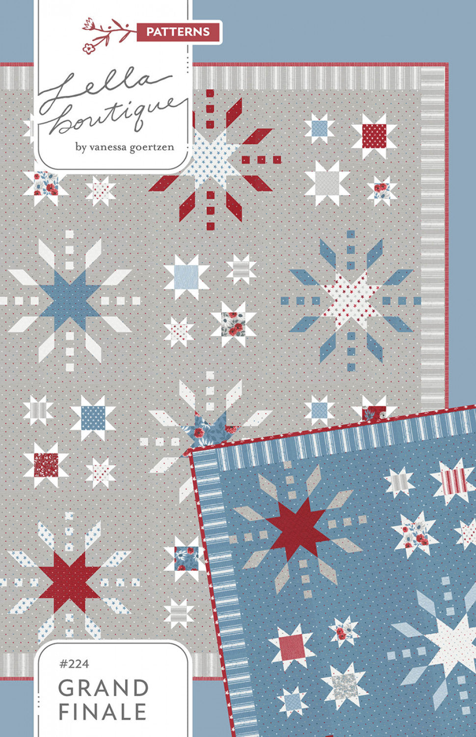 Grand Finale Quilt Pattern by Lella Boutique