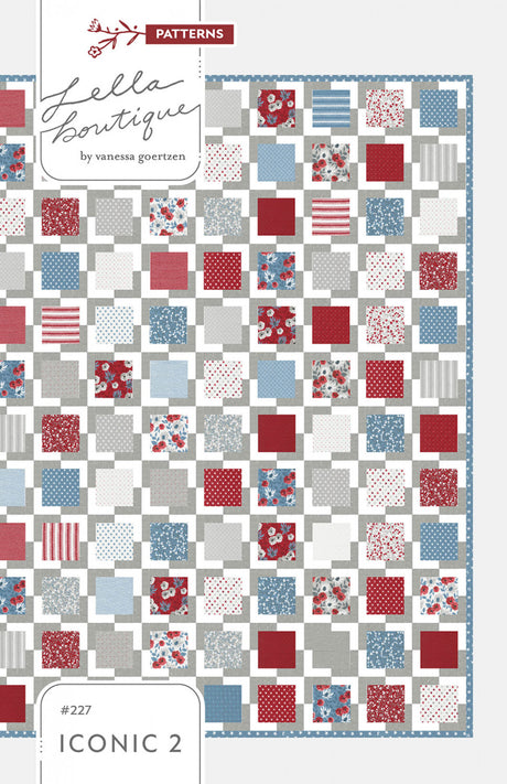 Iconic 2 Quilt Pattern by Lella Boutique