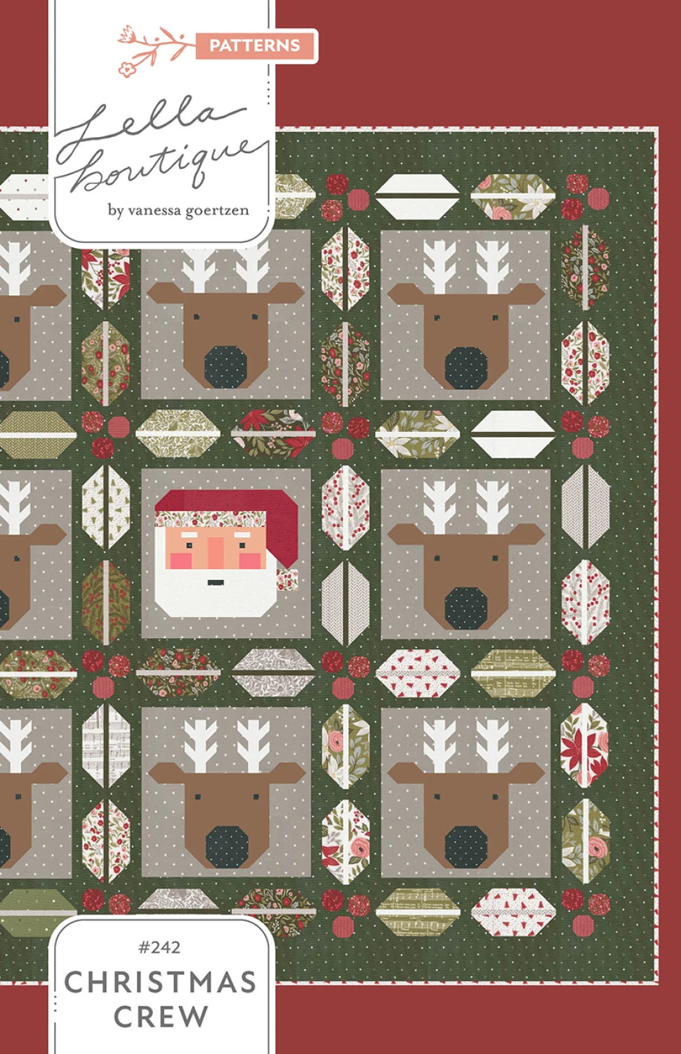 Christmas Crew Quilt Pattern by Lella Boutique
