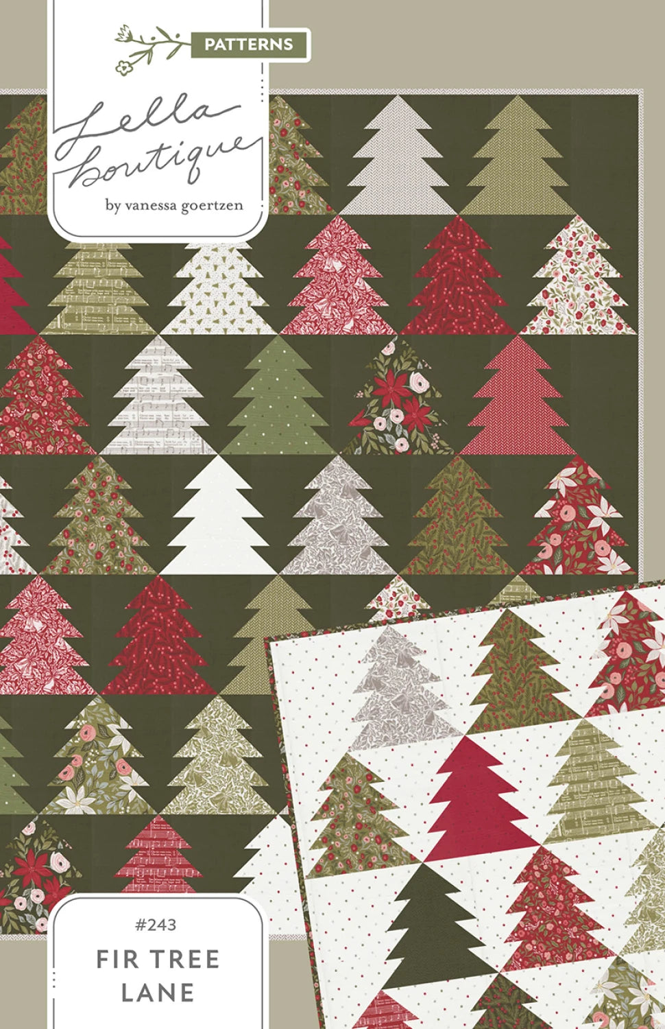 Fir Tree Lane Quilt Pattern by Lella Boutique