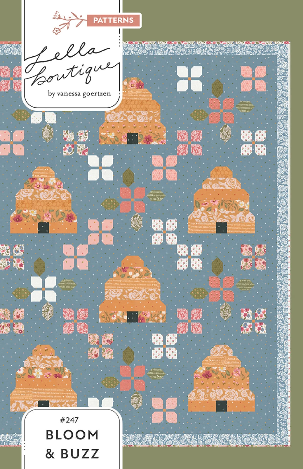 Bloom & Buzz Quilt Pattern by Lella Boutique