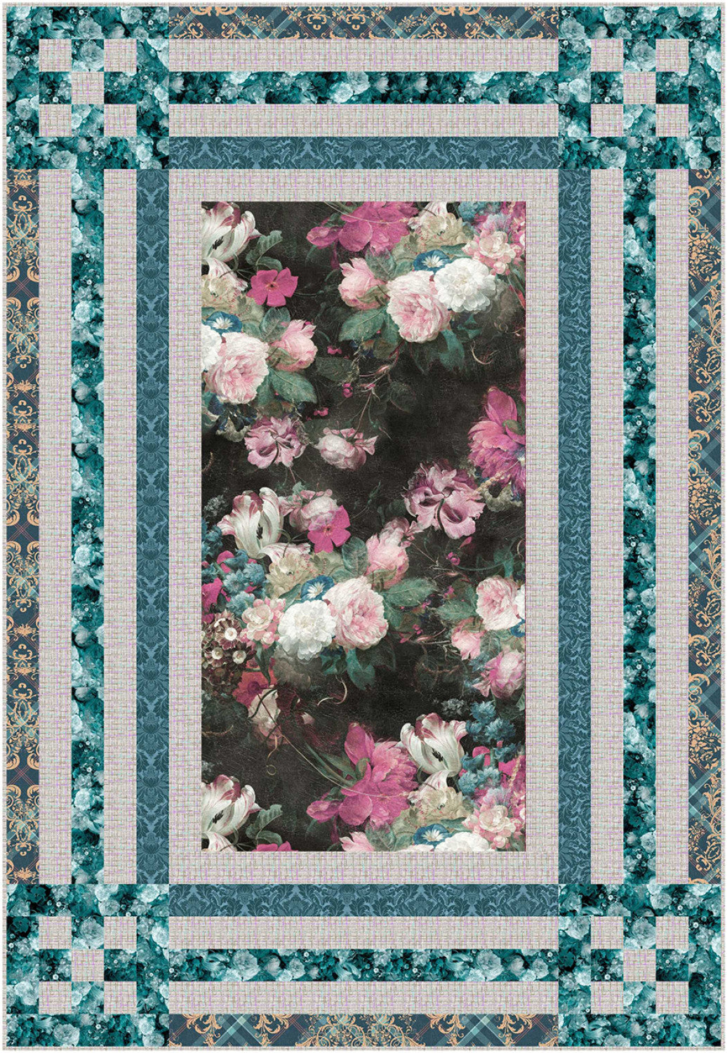 Heritage Borders Quilt Pattern by Ladeebug Designs