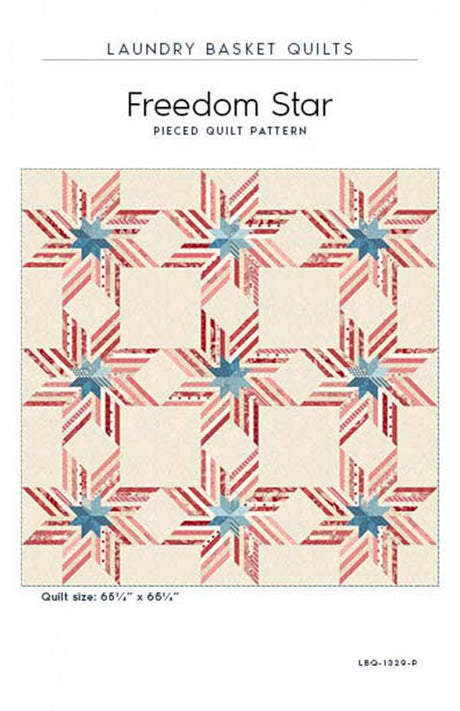 Freedom Star Quilt Pattern by Laundry Basket