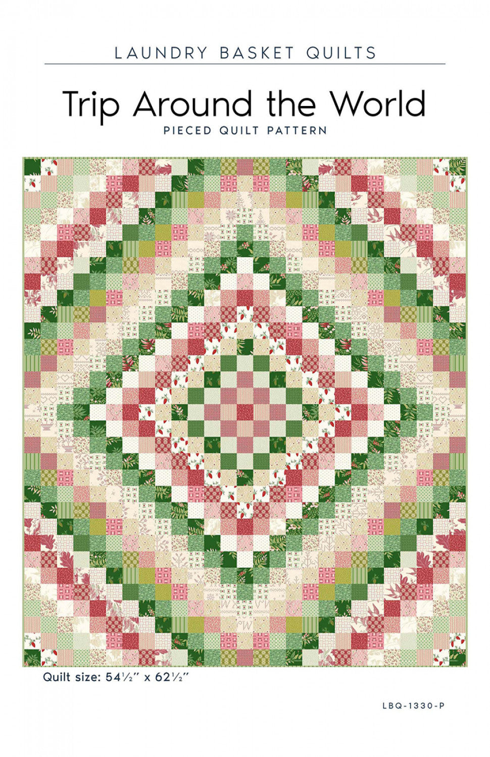 Trip Around the World Quilt Pattern by Laundry Basket