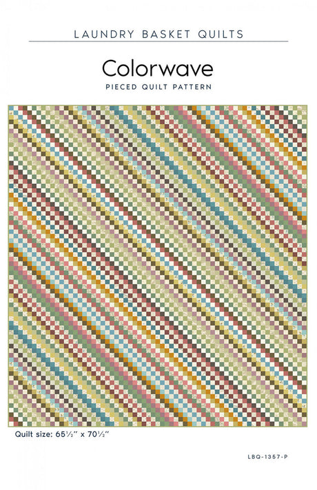 Colorwave Quilt Pattern by Laundry Basket