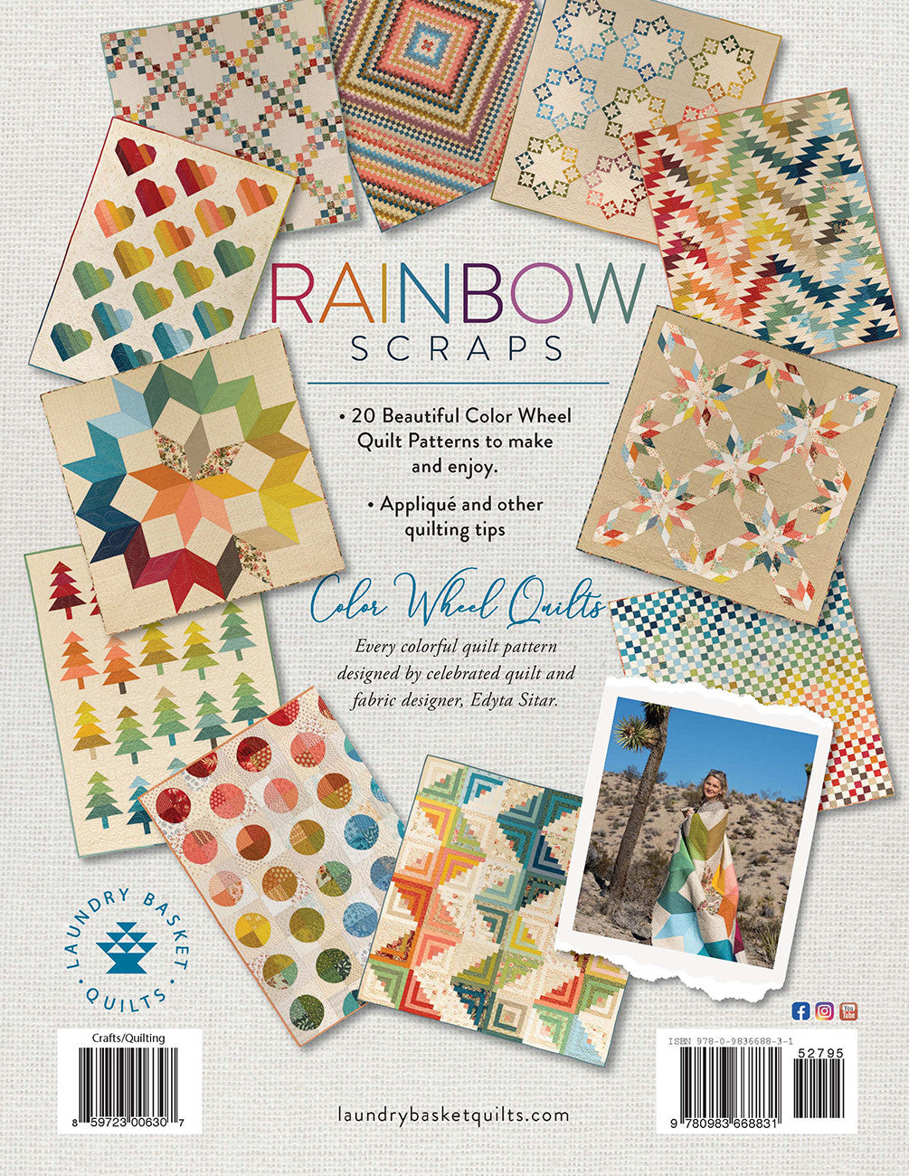 Back of the Rainbow Scraps Book by Laundry Basket