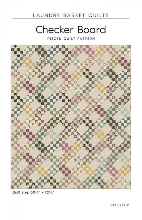 Checker Board Quilt Pattern by Laundry Basket