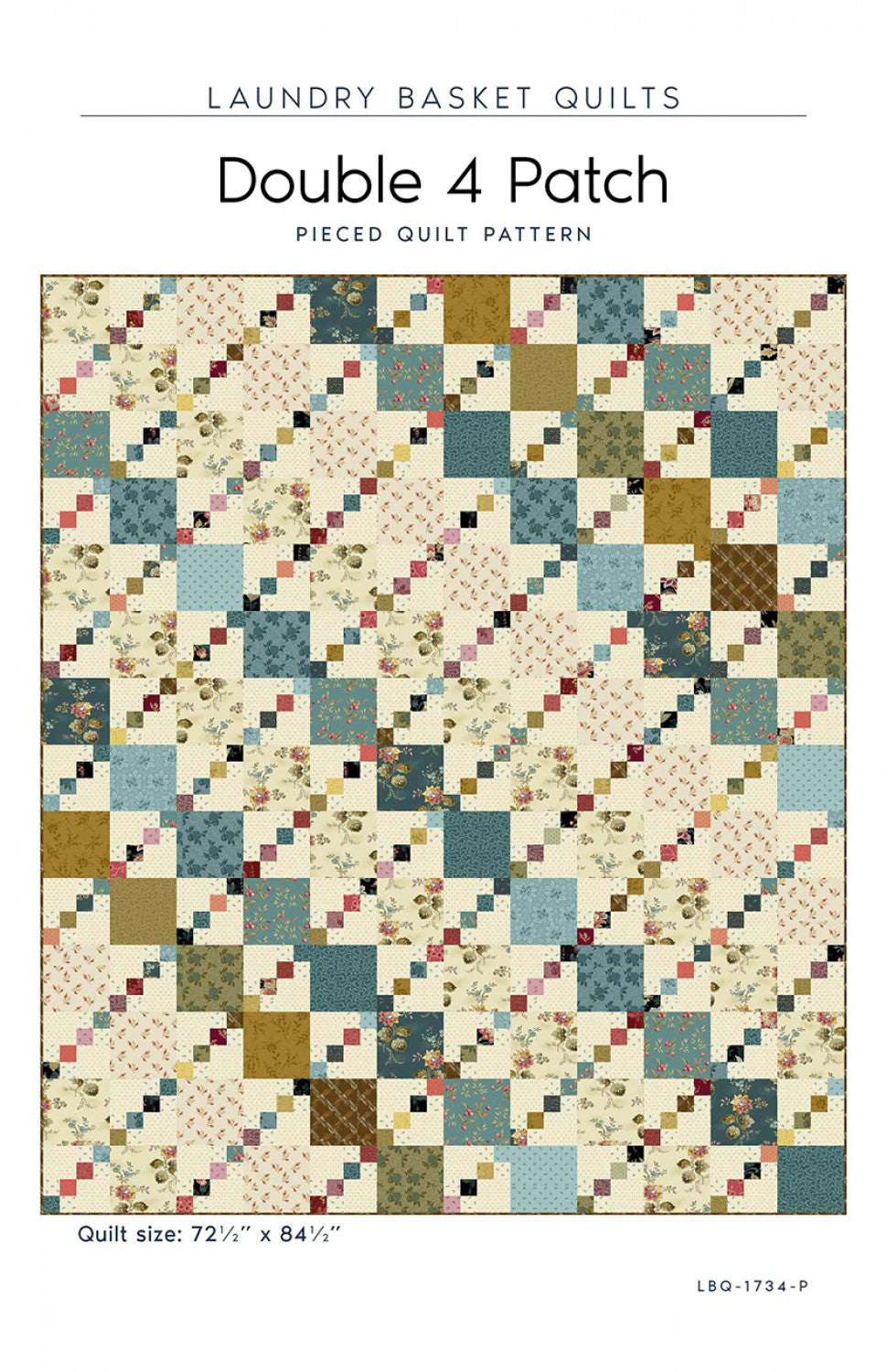 Double 4 Patch Quilt Pattern by Laundry Basket