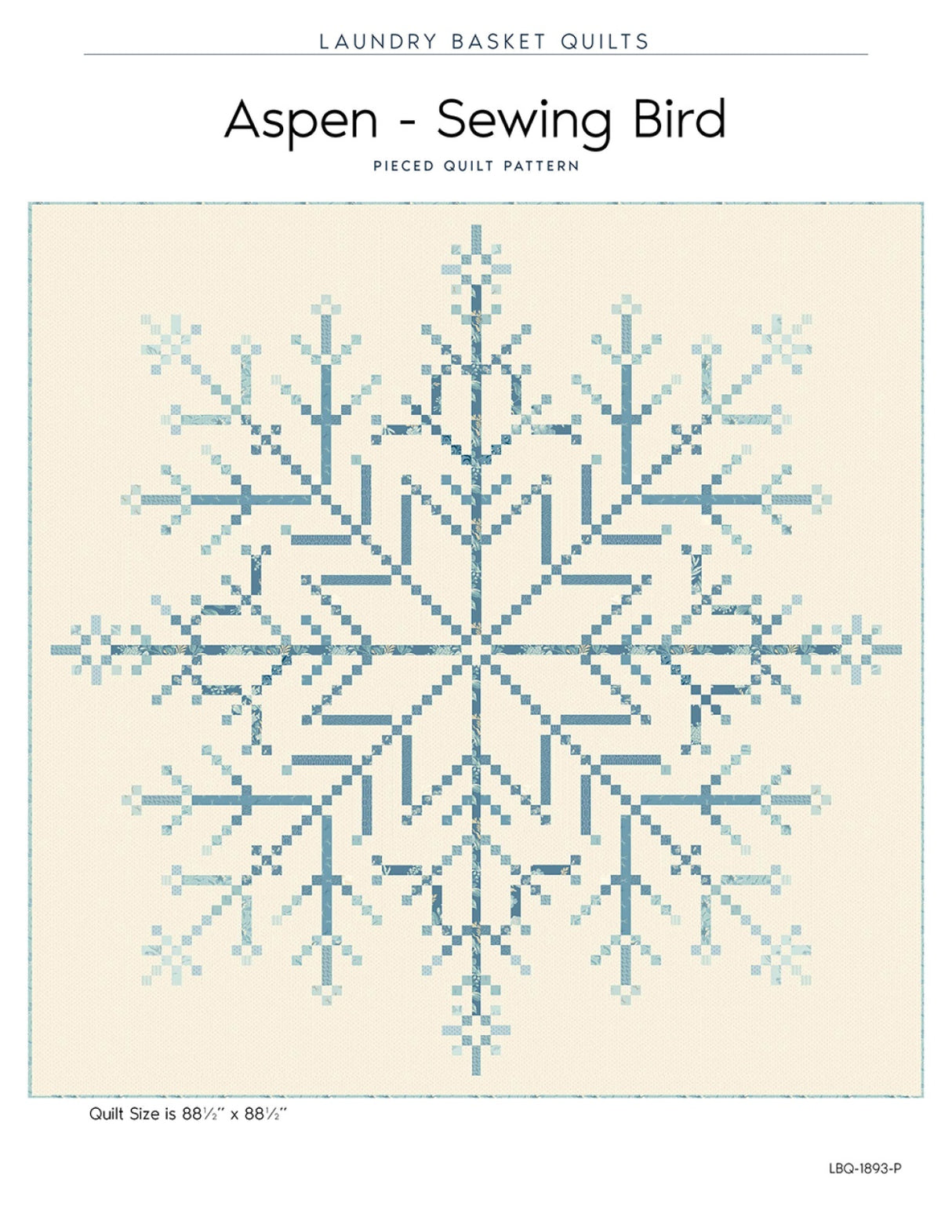 Aspen - Sewing Bird Quilt Pattern by Laundry Basket Quilts