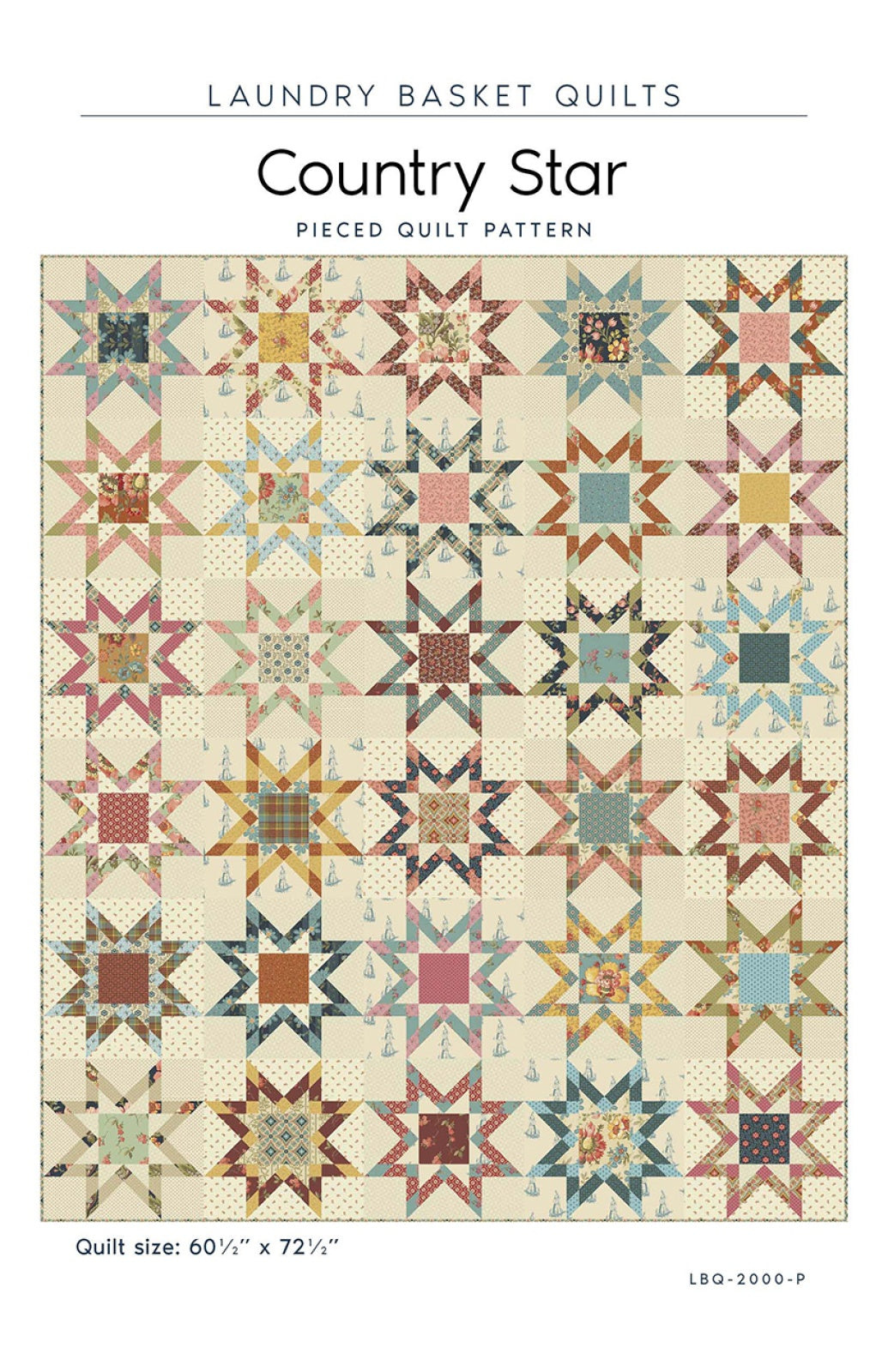 Country Star - Farmers Daughter Quilt Pattern by Laundry Basket Quilts