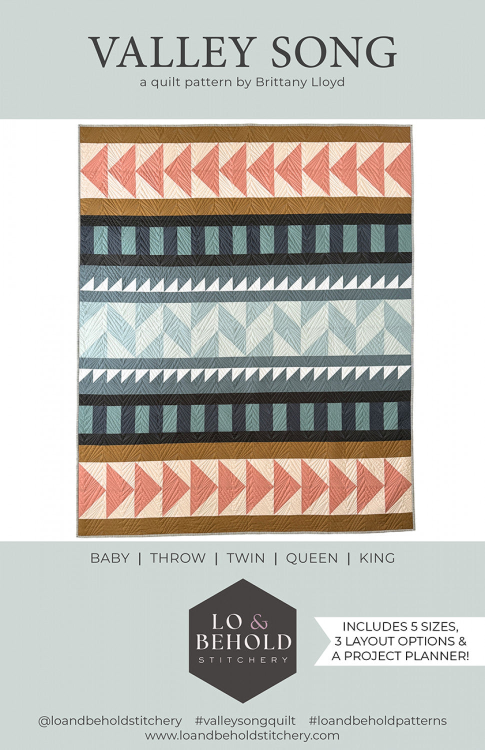 Valley Song Quilt Pattern by Lo & Behold Stitchery