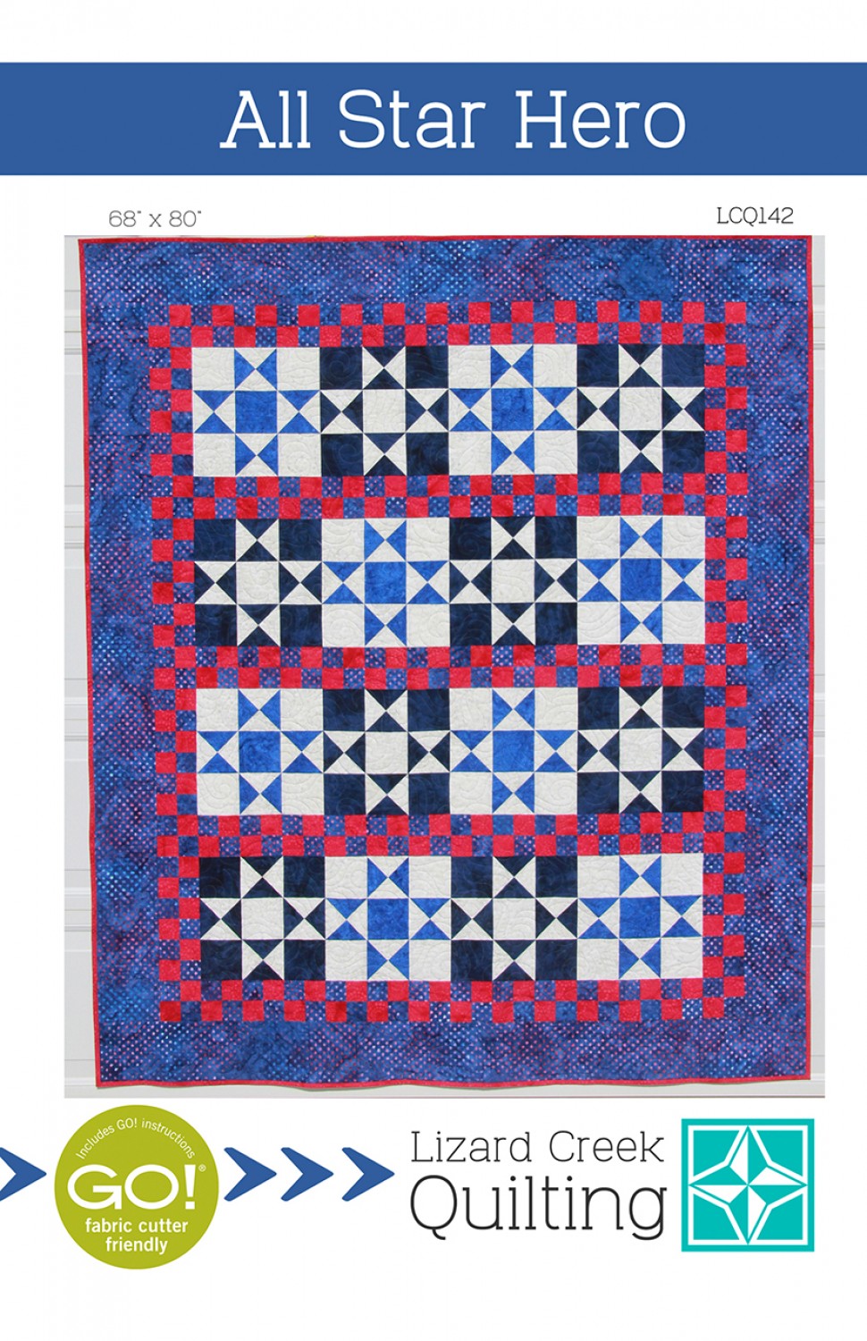 All Star Hero Quilt Pattern by Lizard Creek Quilting