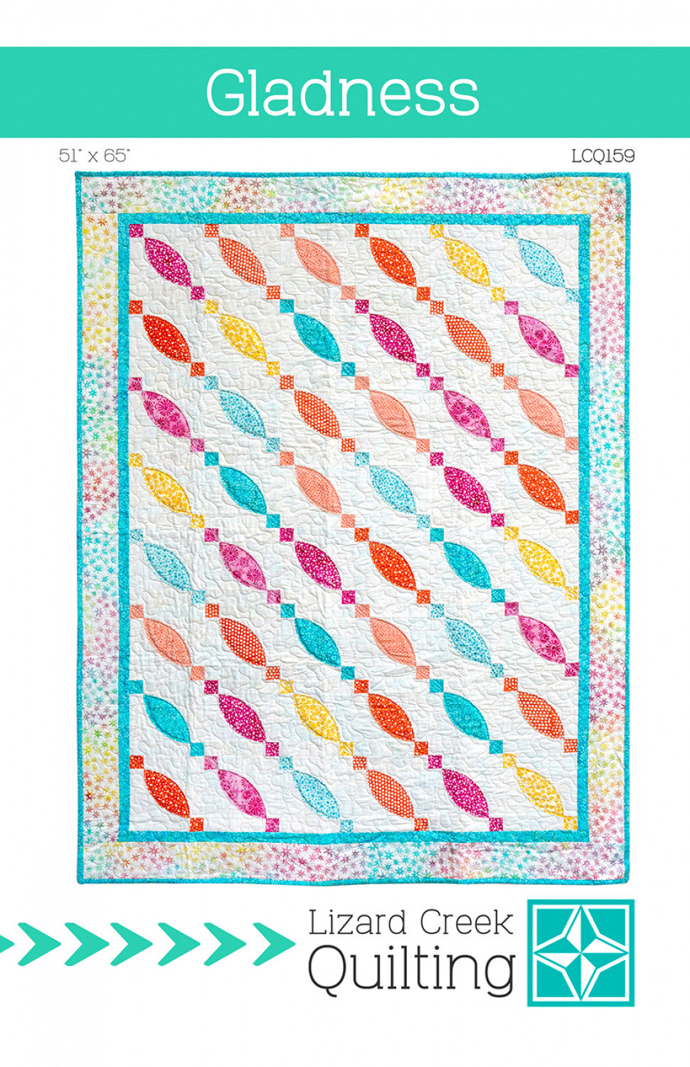 Gladness Quilt Pattern by Lizard Creek Quilting