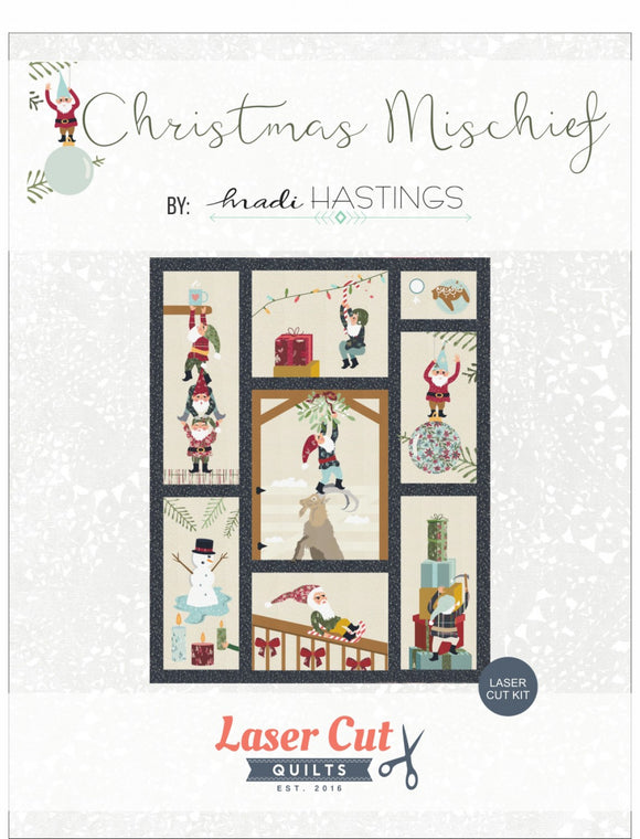 Christmas Mischief Quilt Kit by Laser Cut Quilts