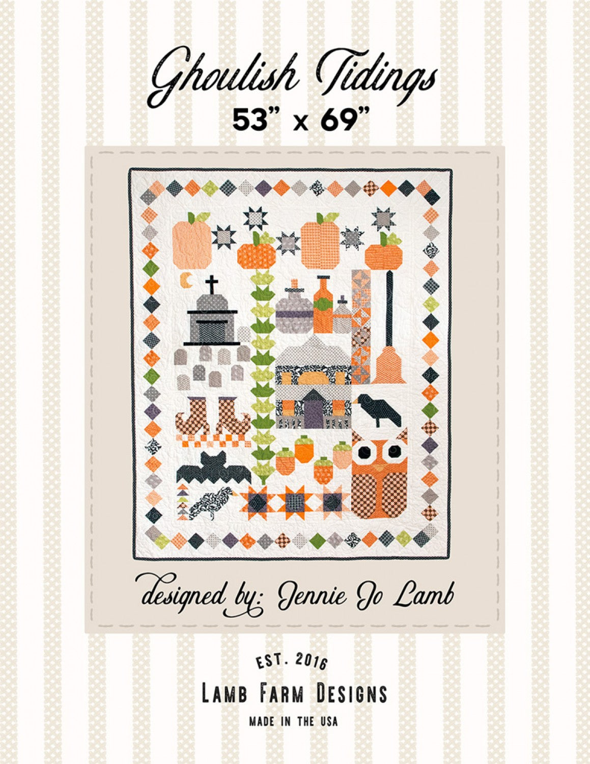 Ghoulish Tidings Book by Lamb Farm Designs