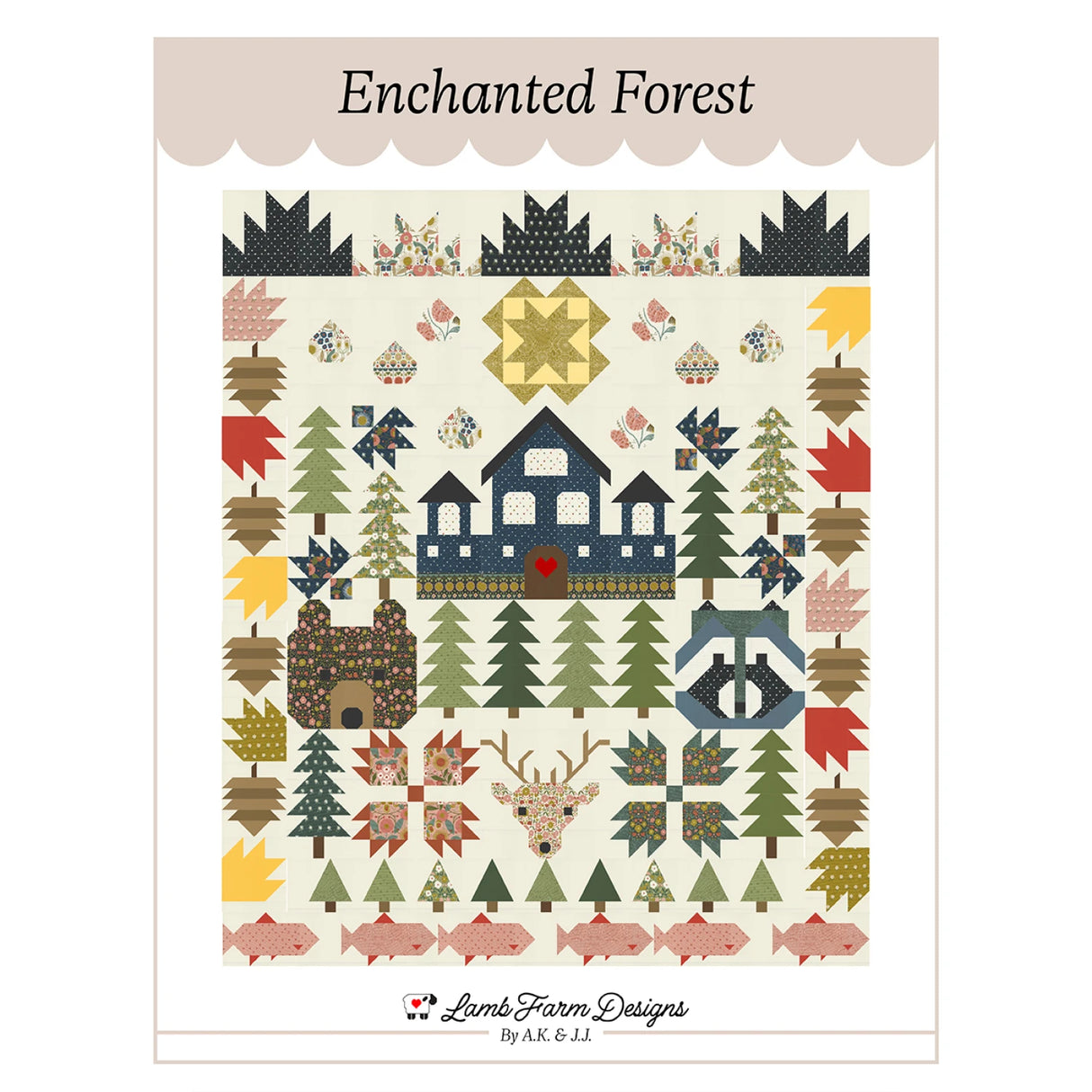 Enchanted Forest Quilt Pattern by Lamb Farm Designs