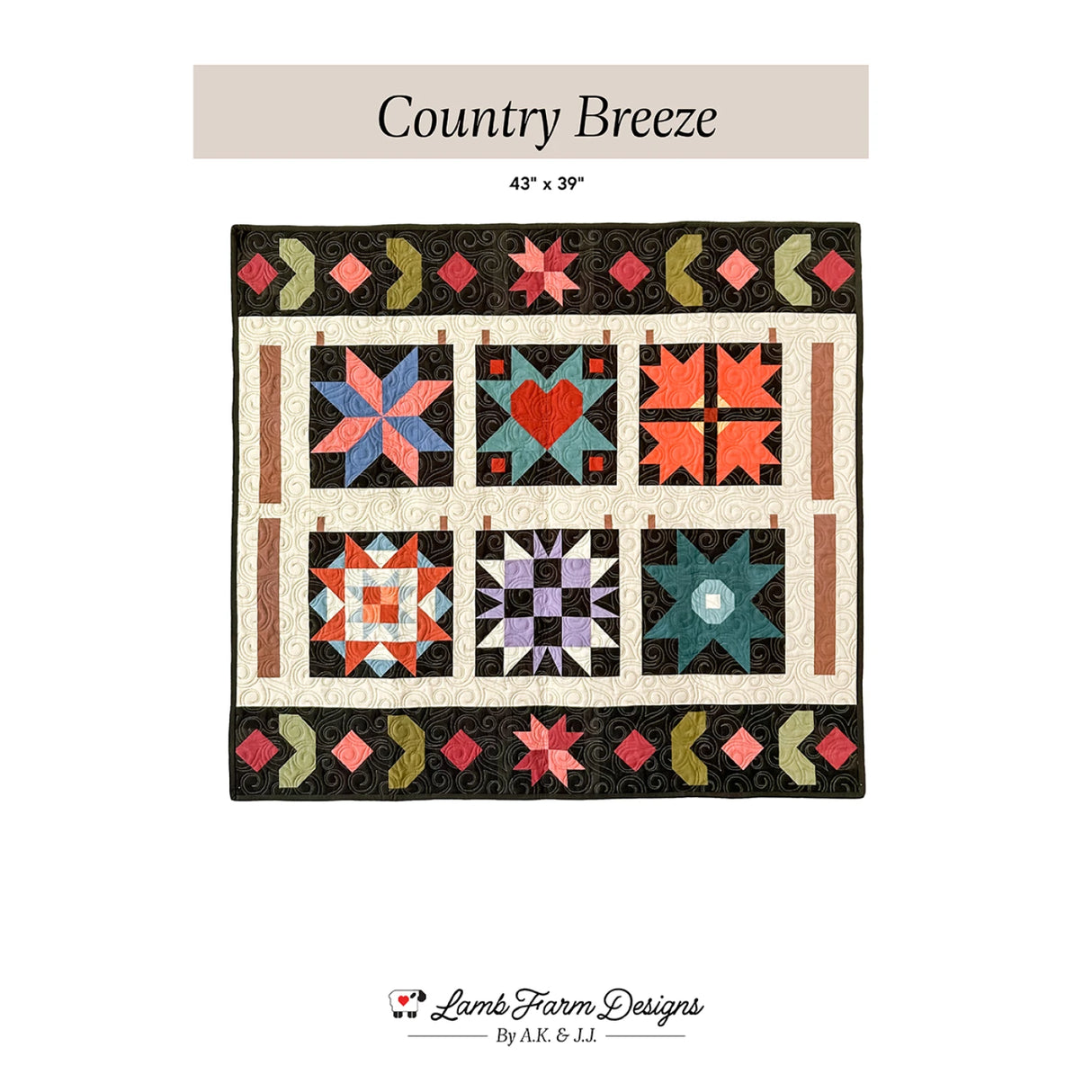 Country Breeze Quilt Pattern by Lamb Farm Designs