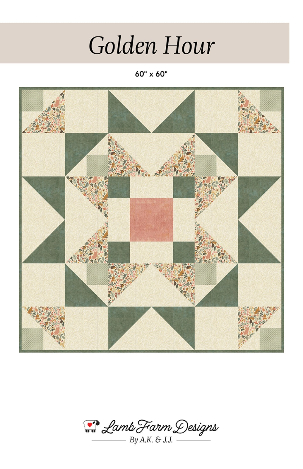 Golden Hour Quilt Pattern by Lamb Farm Designs
