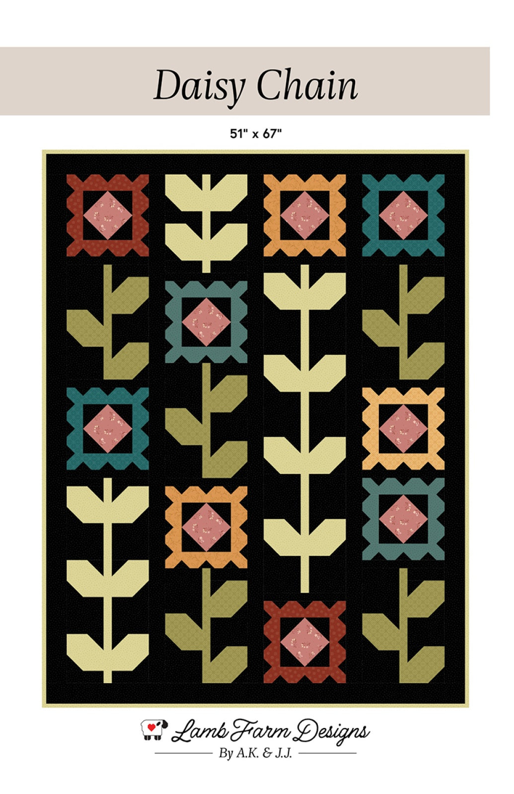 Daisy Chain Quilt Pattern by Lamb Farm Designs