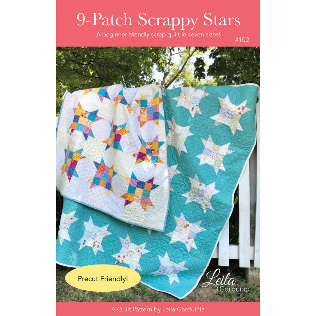 9-Patch Scrappy Stars Quilt Pattern – Quilting Books Patterns and Notions