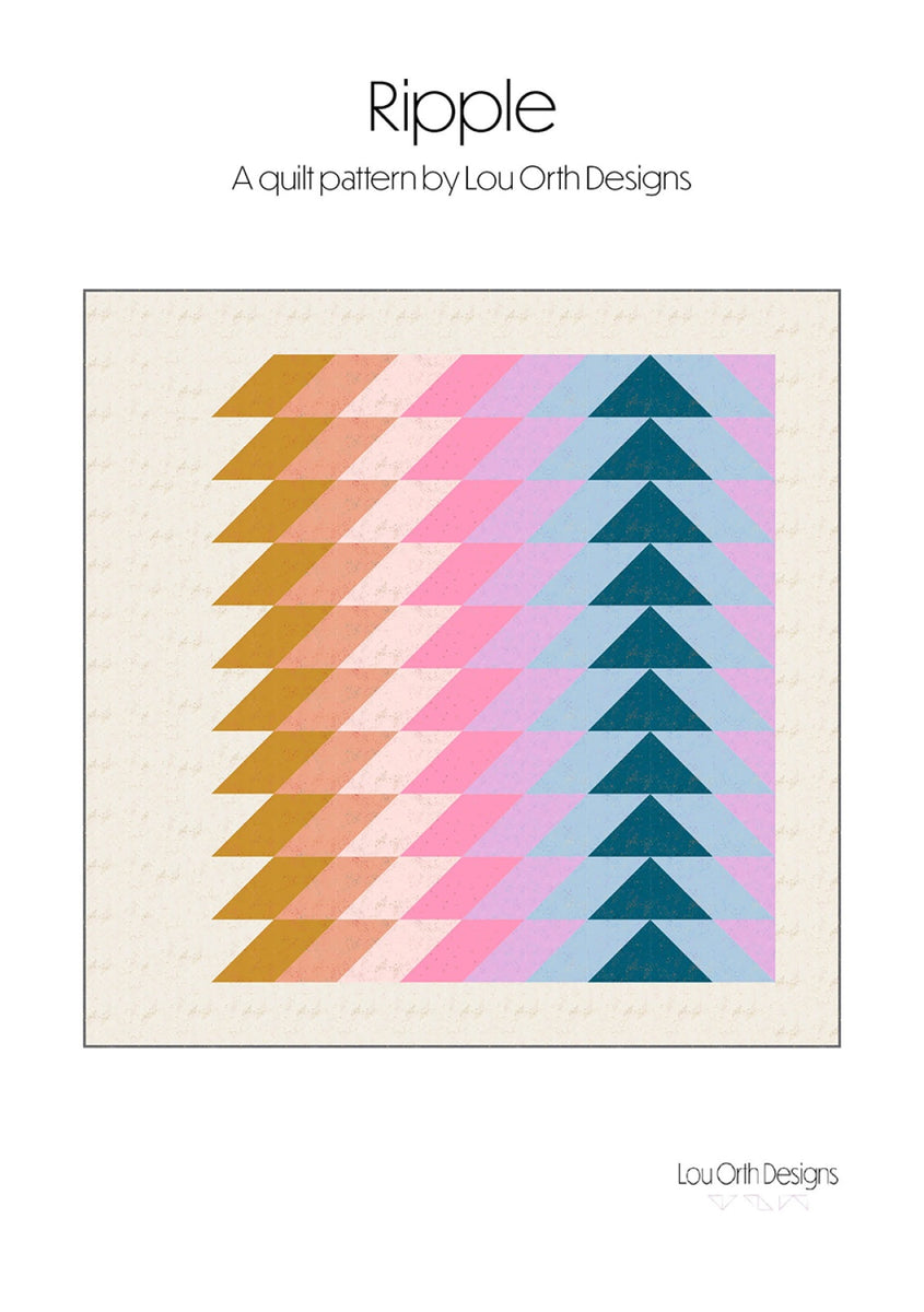 Ripple Quilt Pattern – Quilting Books Patterns and Notions