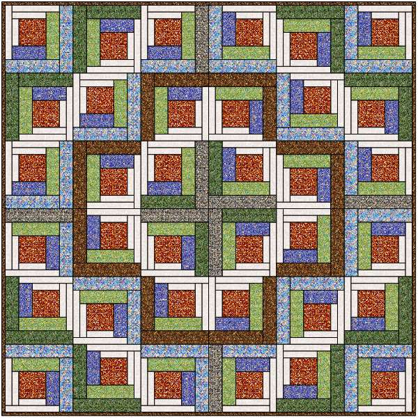Loggie Downloadable Pattern by Sam Quilt Designs
