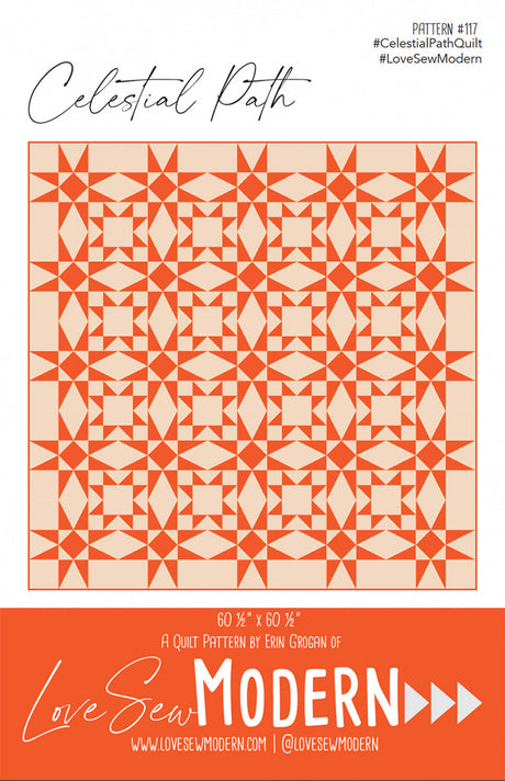Celestial Path Quilt Pattern by Love Sew Modern