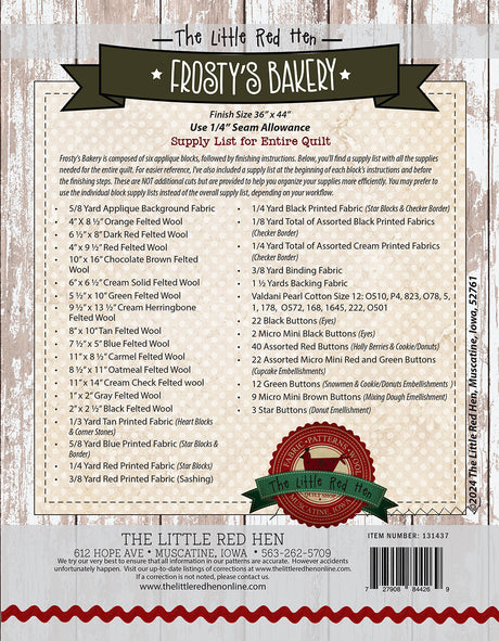 Back of the Frosty's Bakery by Little Red Hen