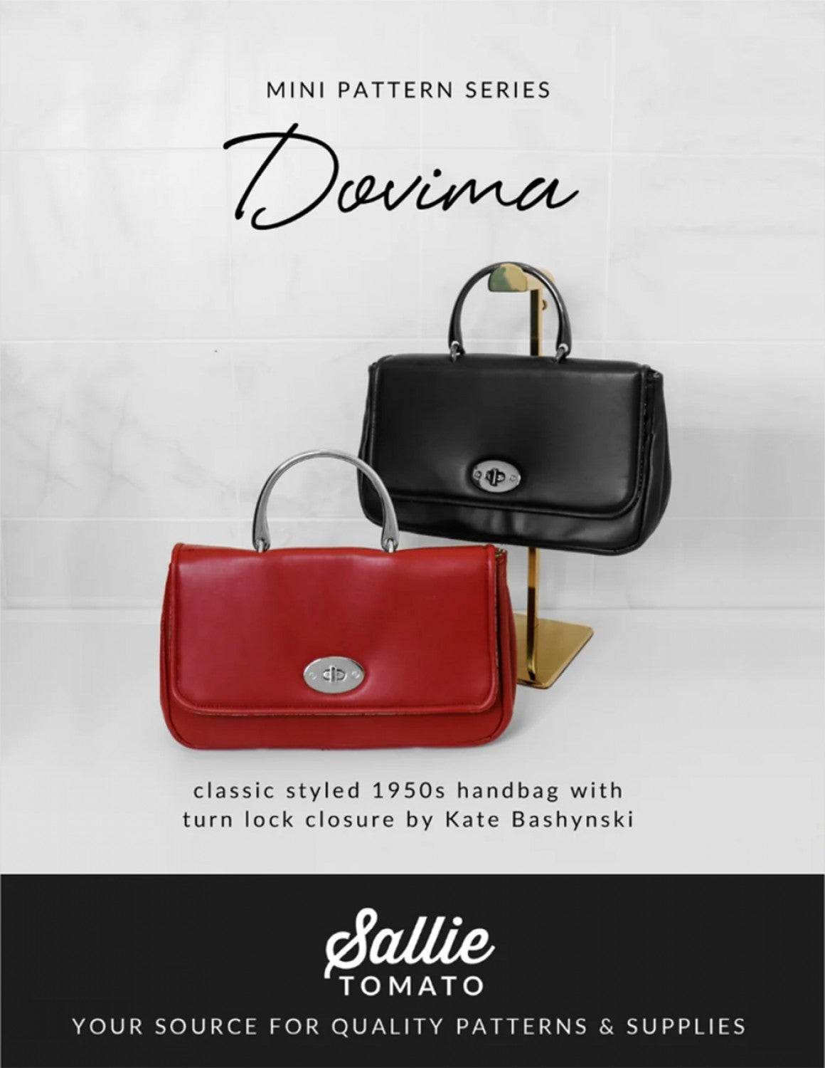 Dovima Bag Pattern by Sallie Tomato