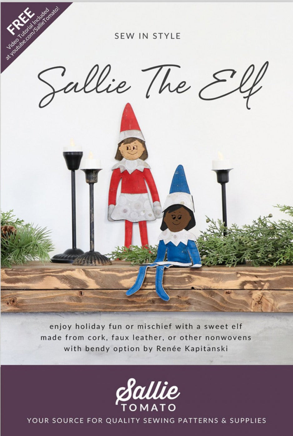 Sallie The Elf Pattern by Sallie Tomato