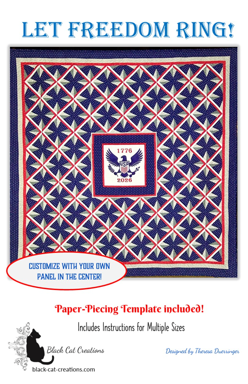 Let Freedom Ring Downloadable Pattern by Black Cat Creations