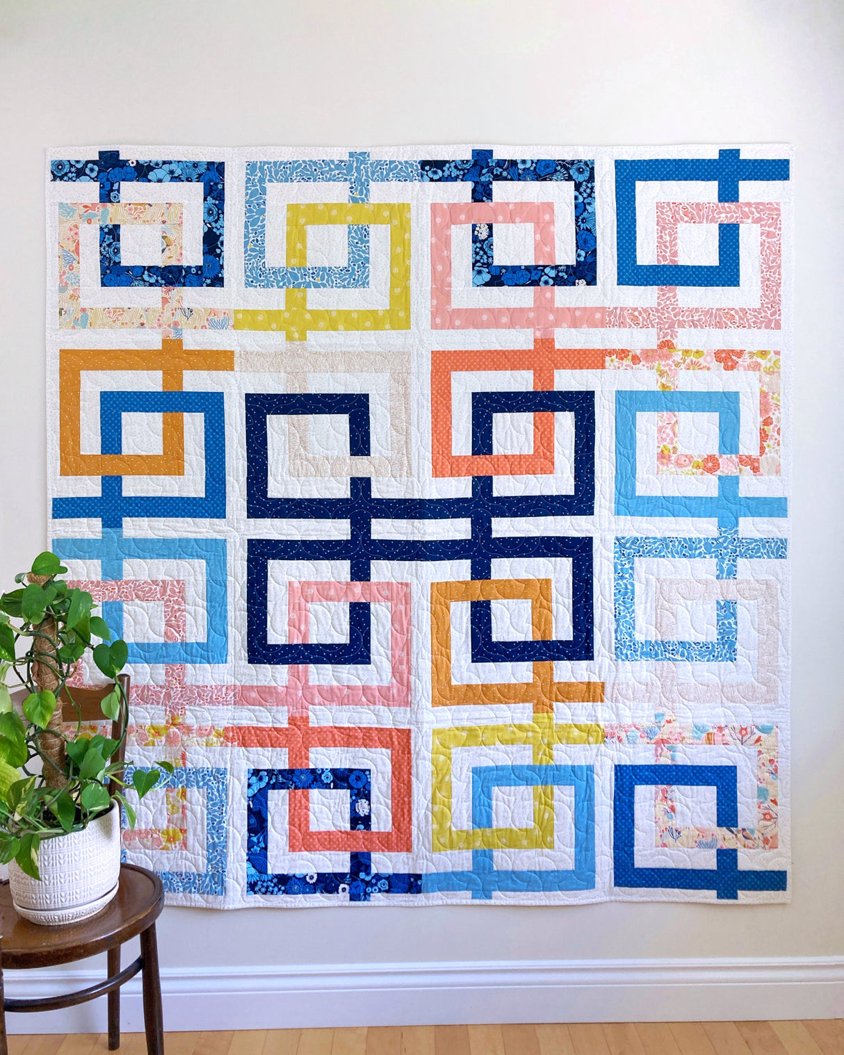 Line Dance Downloadable Pattern by Penny Spool Quilts Pattern