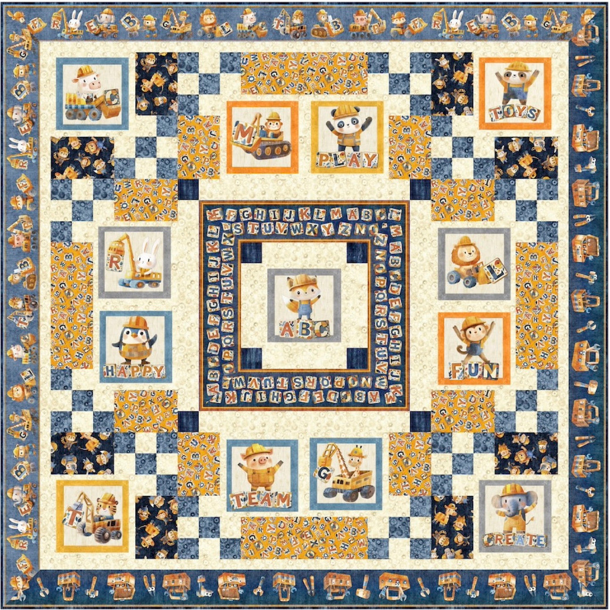 Little Builders Downloadable Pattern by Pine Tree Country Quilts