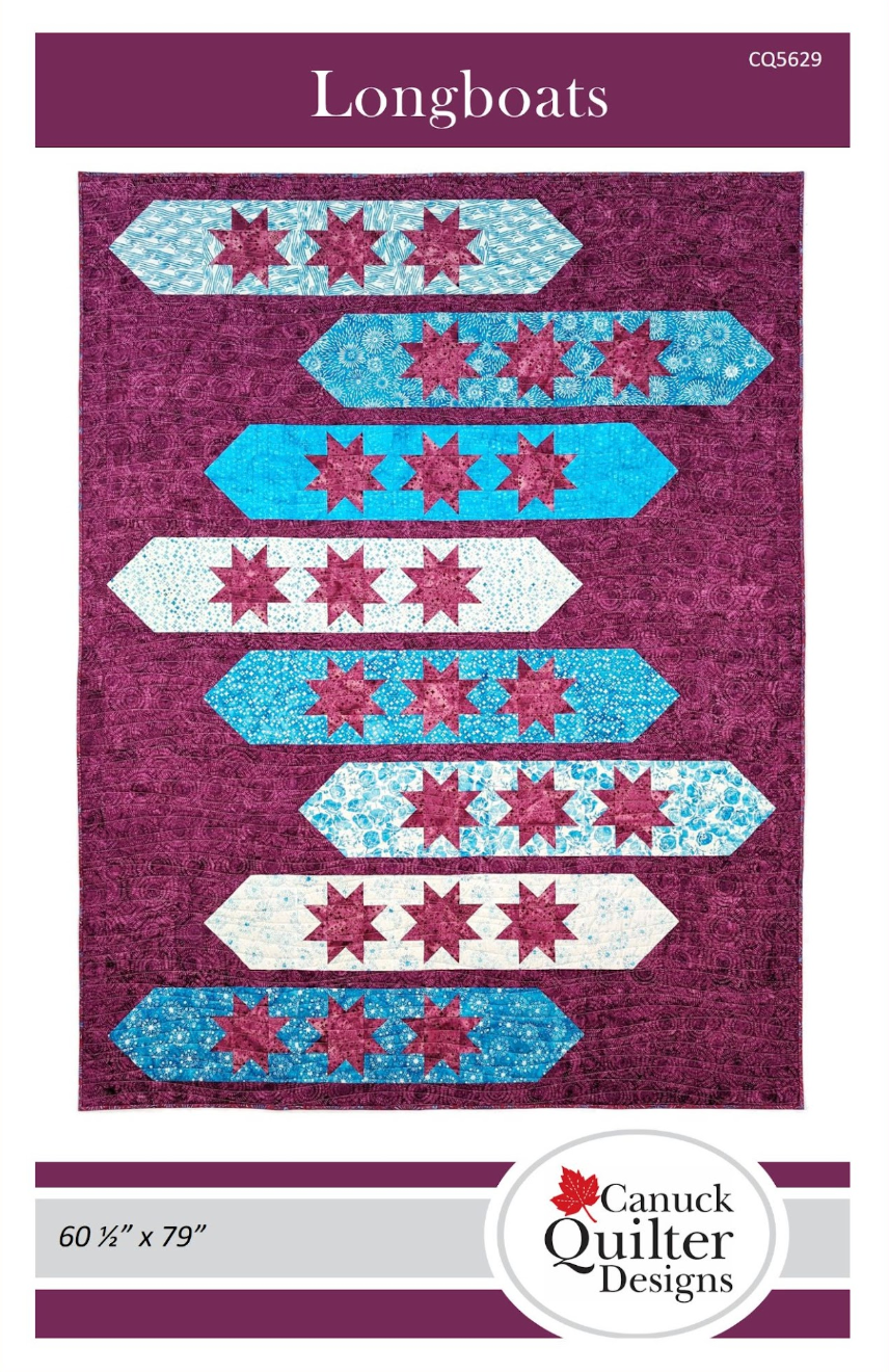 Longboats Quilt Pattern by Canuck Quilter Designs