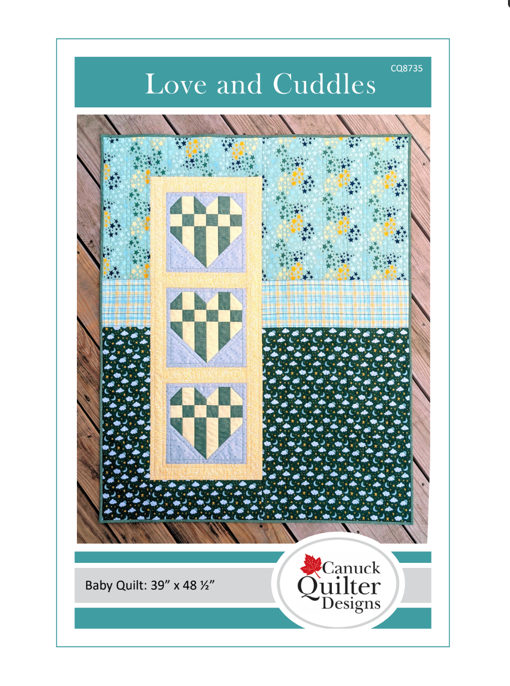 Love and Cuddles Downloadable Pattern by Canuck Quilter Designs