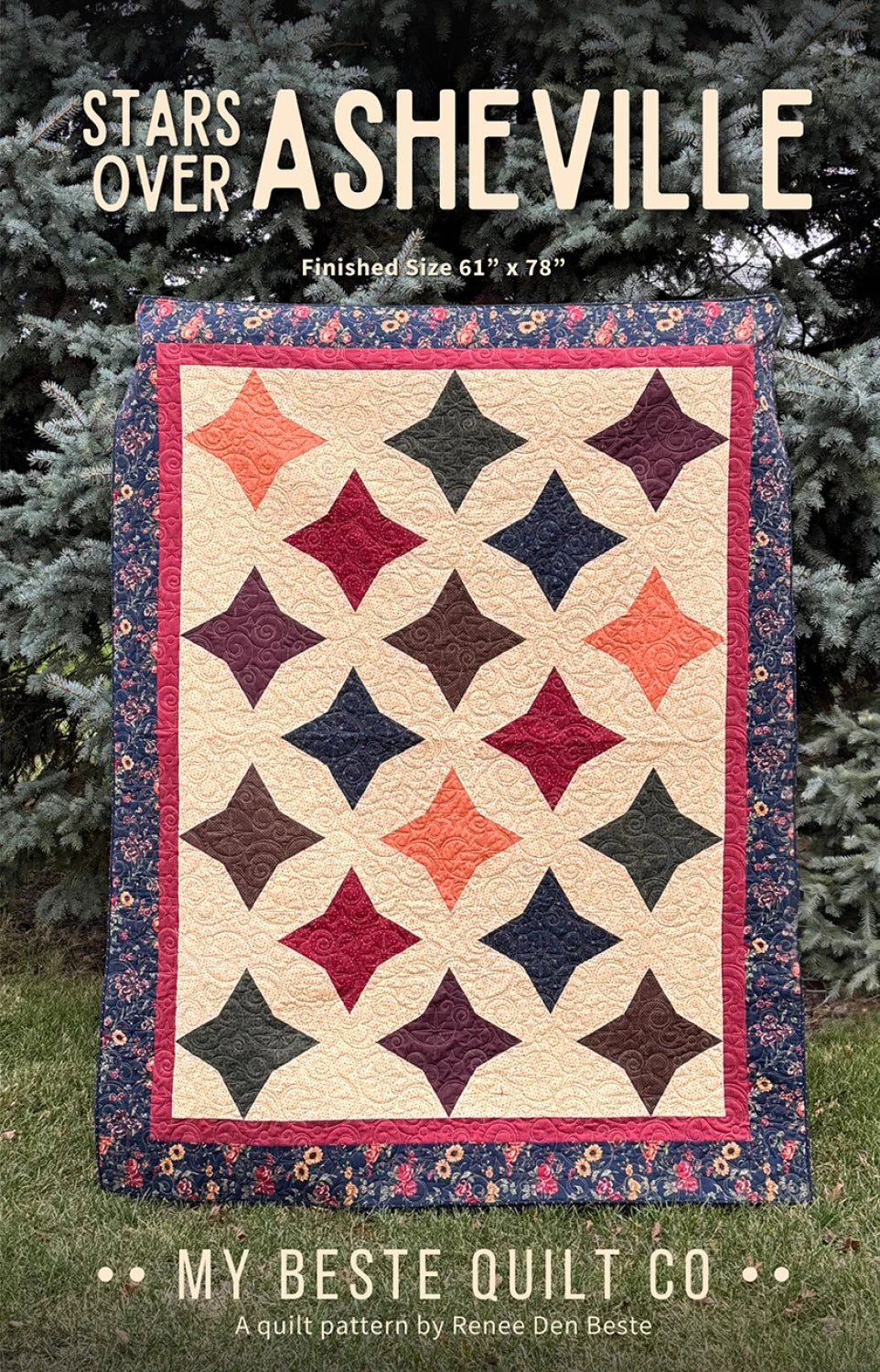 Stars Over Asheville Quilt Pattern by My Beste Quilt Co