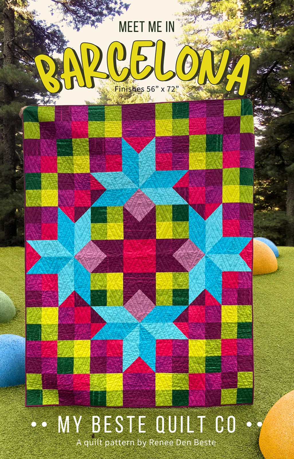 Meet Me in Barcelona Quilt Pattern by My Beste Quilt Co