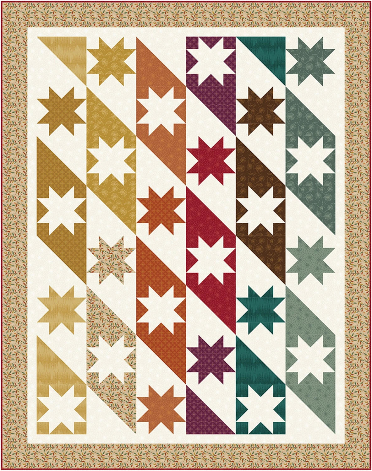 Stars & Banners Quilt Pattern Quilt Pattern by Material Girlfriends