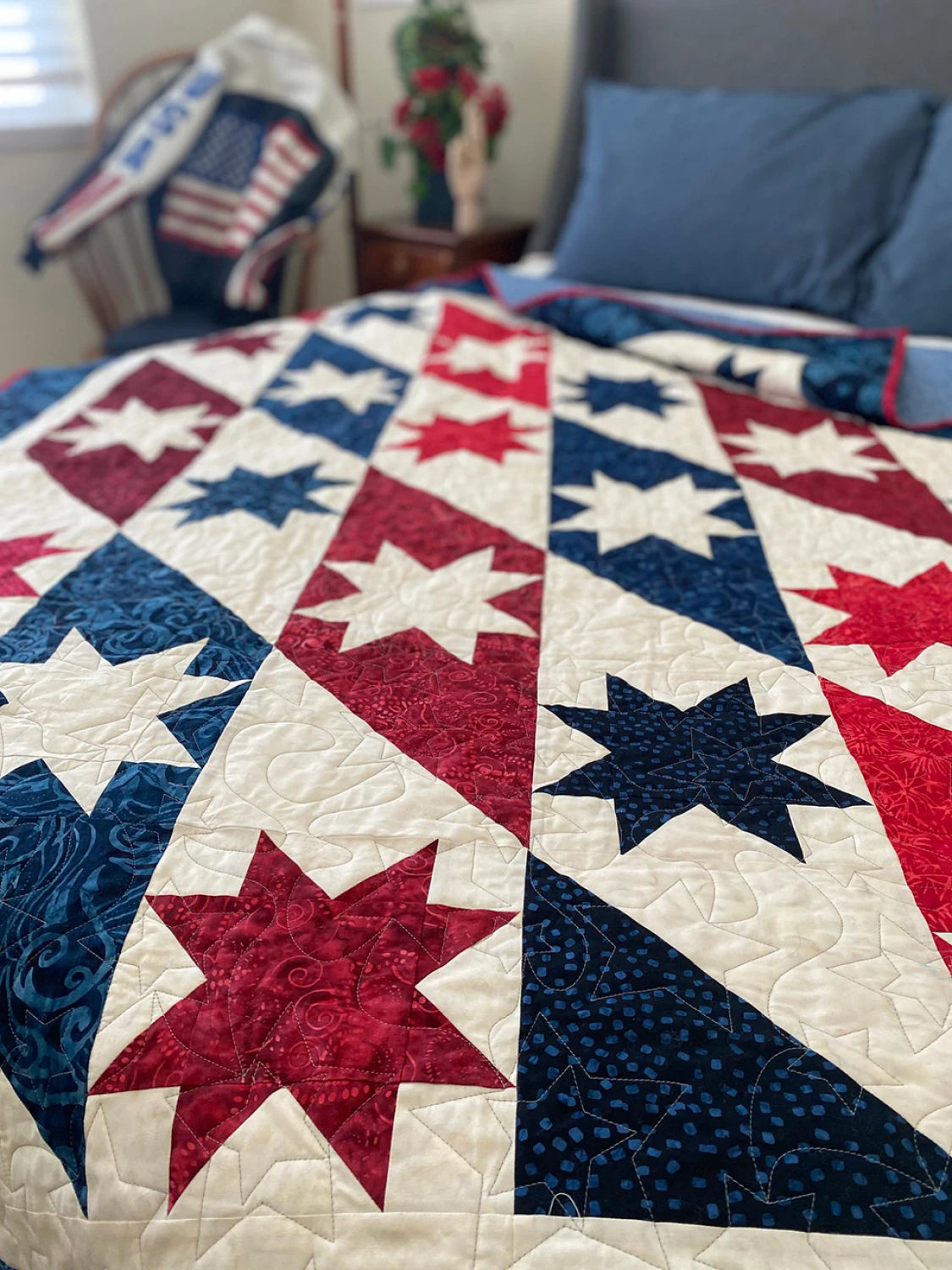 Stars & Banners Quilt Pattern Quilt Pattern by Material Girlfriends