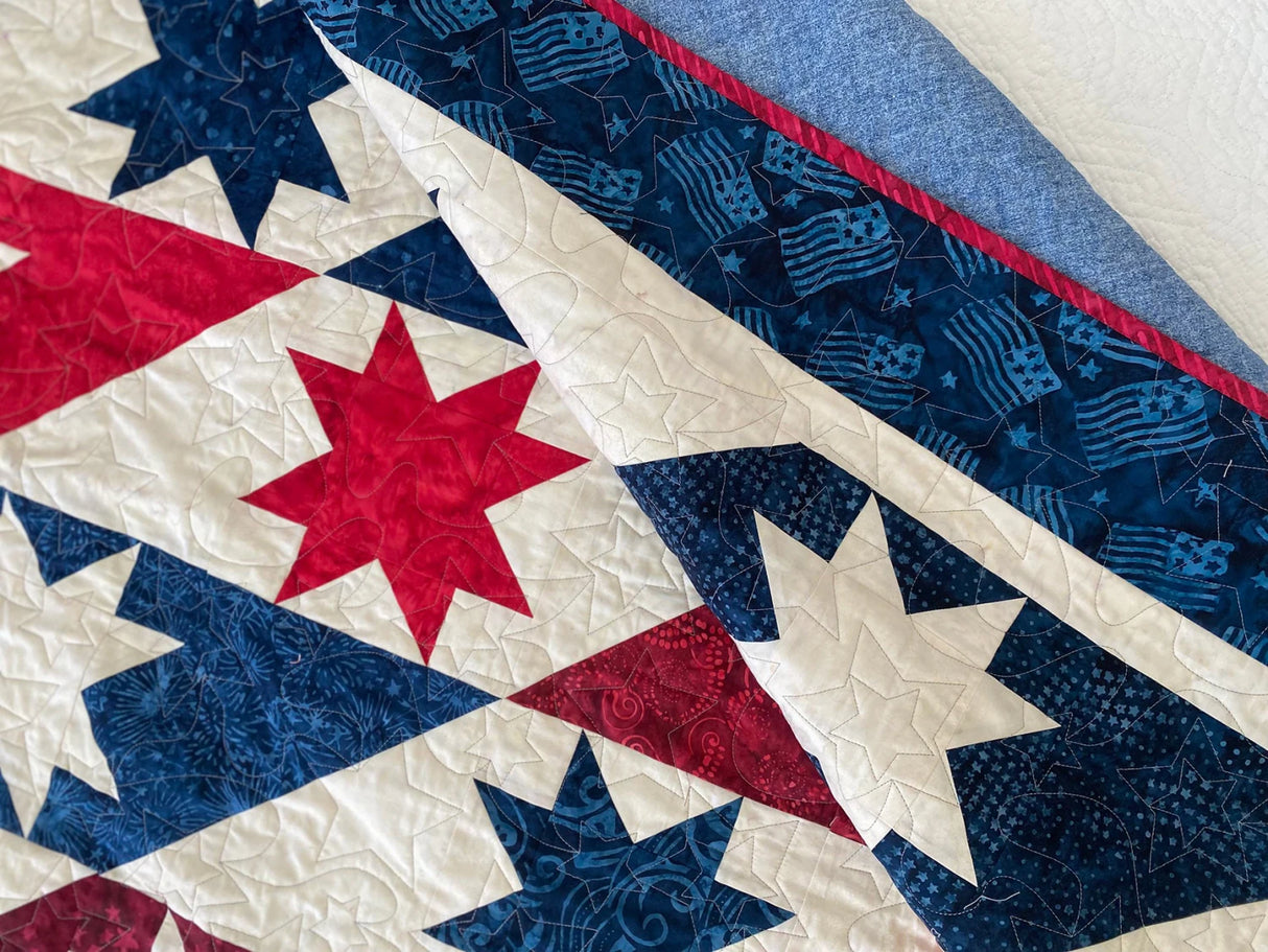 Stars & Banners Quilt Pattern Quilt Pattern by Material Girlfriends