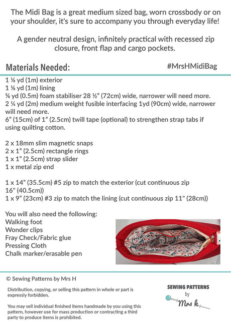 The Midi Bag Pattern