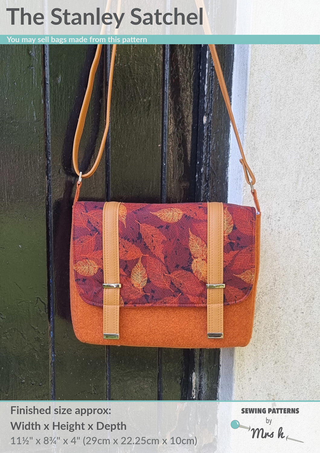 The Stanley Satchel Pattern by Sewing Patterns by Mrs H