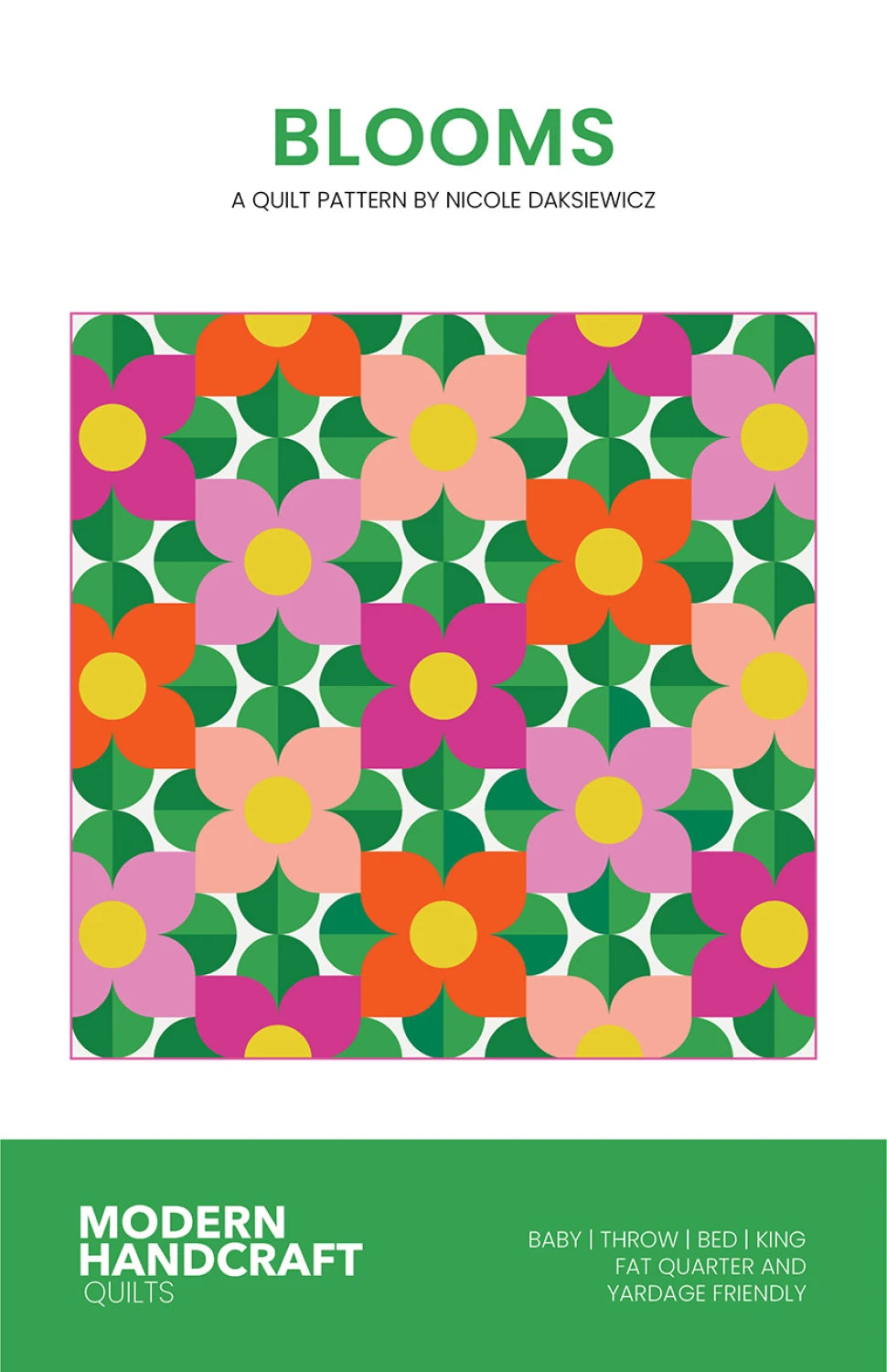 Blooms Quilt Pattern by Modern Handcraft